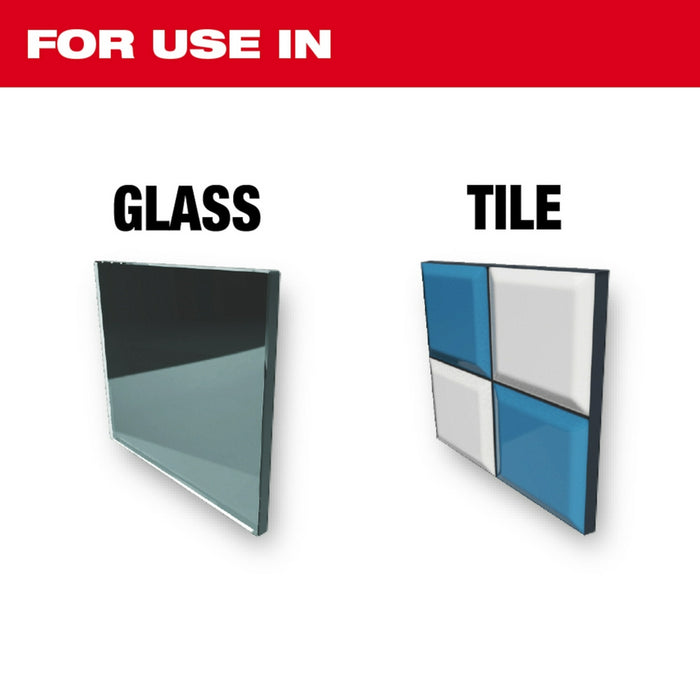 Milwaukee 1/8 in. Glass and Tile Bit