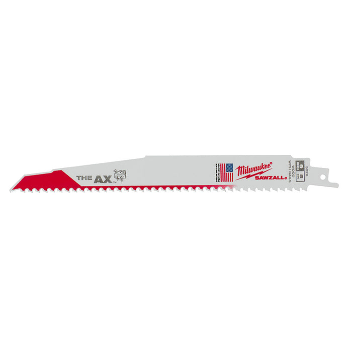 Milwaukee 9 in. 5/8 TPI White Bi-Metal Reciprocating Saw Blade 25Ct