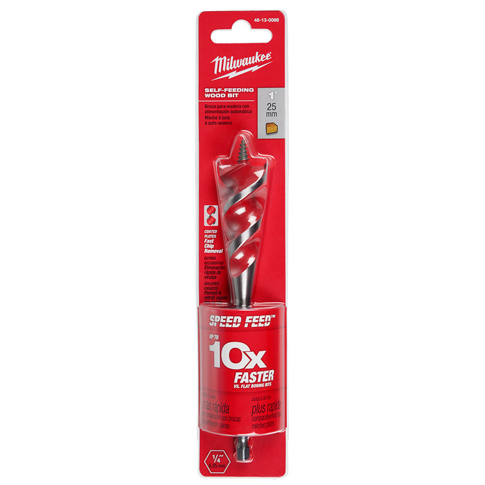 Milwaukee 1 in. x 6 in. SPEED FEED™ Wood Bit