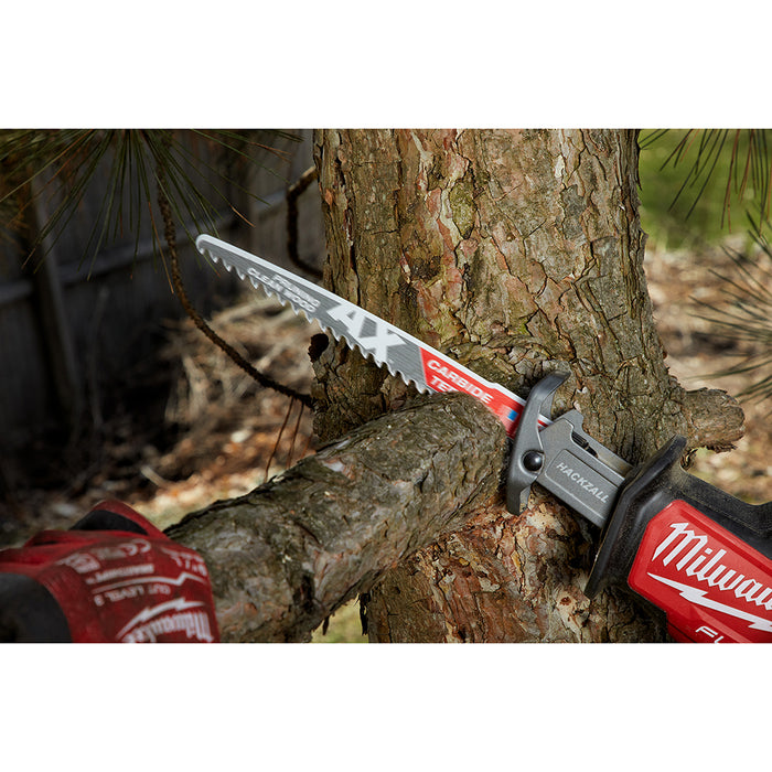 Milwaukee 12" 3 TPI The AX™ with Carbide Teeth for Pruning & Clean Wood SAWZALL® Blade 1PK