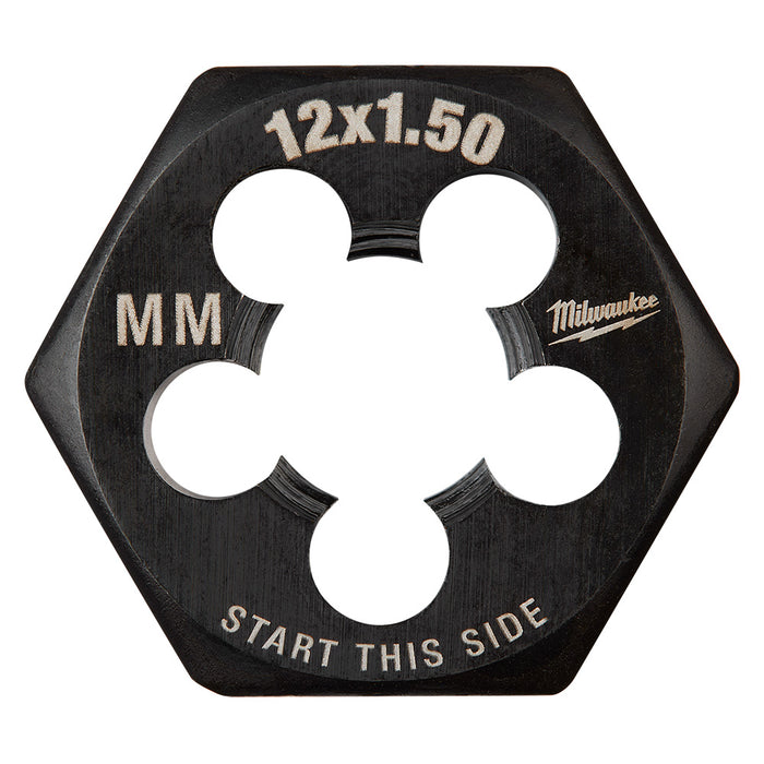 Milwaukee M12-1.50 mm 1-Inch Hex Threading Die