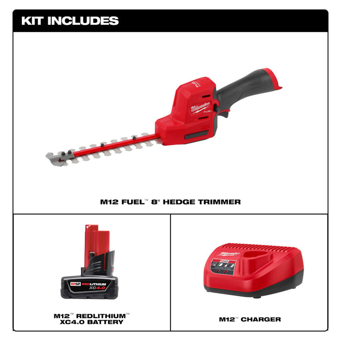 Milwaukee M12 FUEL™ 8" Hedge Trimmer