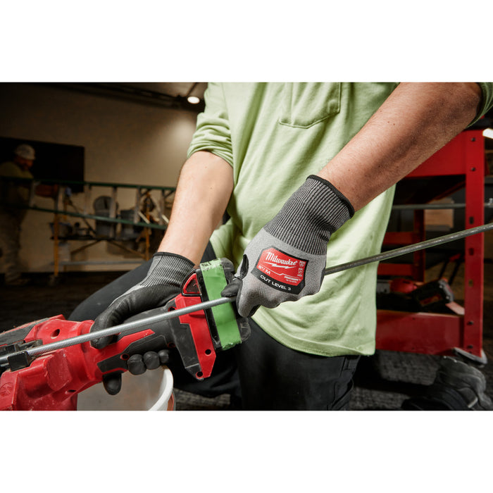 Milwaukee Cut Level 3 High Dexterity Polyurethane Dipped Gloves - L