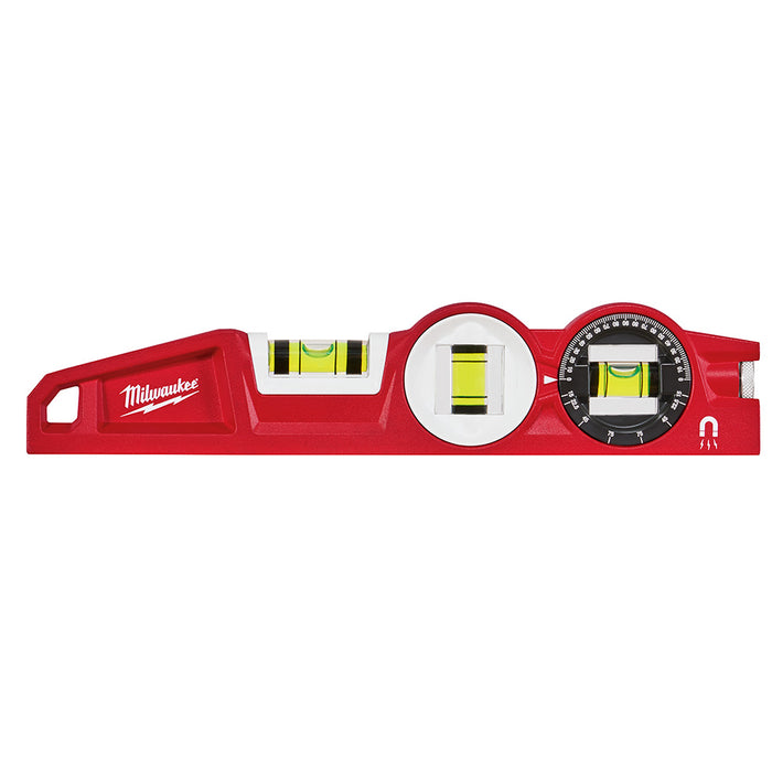 Milwaukee 10 in. Die Cast Torpedo Level with 360 Degree Locking Vial