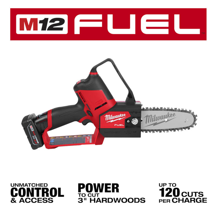 Milwaukee M12 FUEL™ HATCHET™ 6 in. Pruning Saw Kit