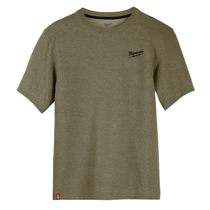 Milwaukee Hybrid Work Tee - Short Sleeve - Green L