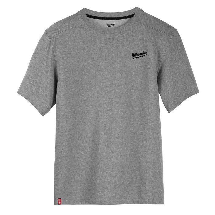 Milwaukee Hybrid Work Tee - Short Sleeve - Gray L