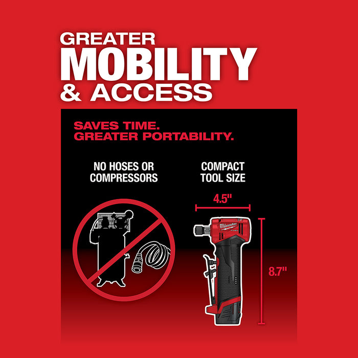 Milwaukee M12 FUEL™ Right Angle Die Grinder