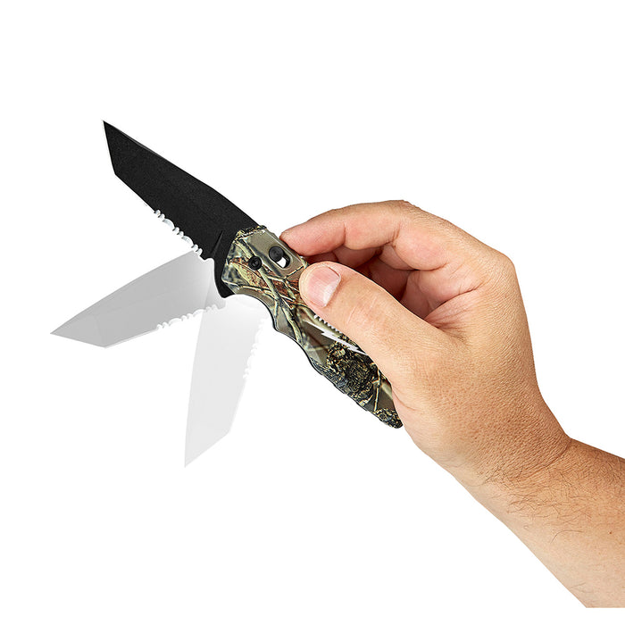 Milwaukee FASTBACK™ Camo Spring Assisted Folding Knife