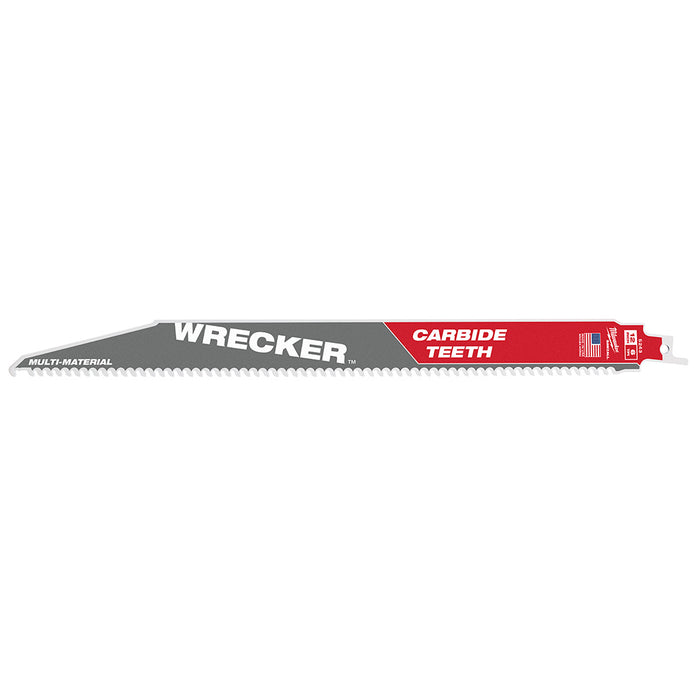 Milwaukee 12" 6 TPI THE WRECKER™ with Carbide Teeth SAWZALL® Blade 1PK