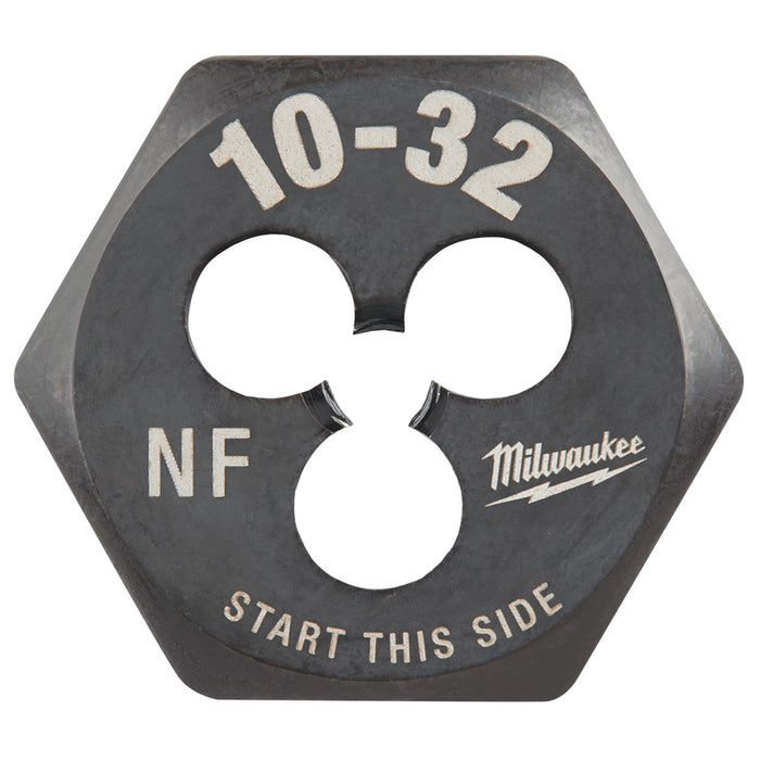 Milwaukee 10-32 NF 1-Inch Hex Threading Die