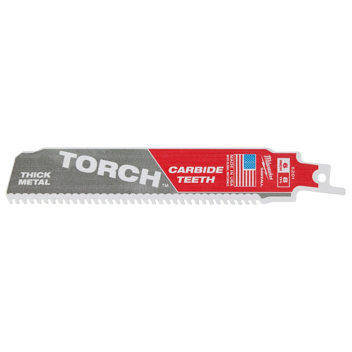 Milwaukee 6" 8TPI The TORCH™ Carbide Teeth SAWZALL® Blade 1PK