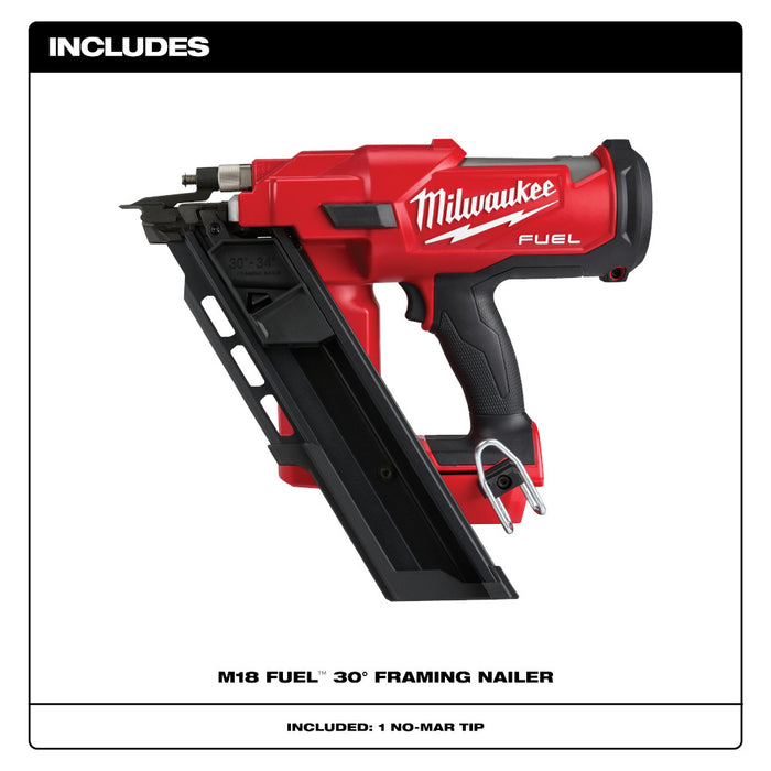 Milwaukee M18 FUEL™ 30 Degree Framing Nailer