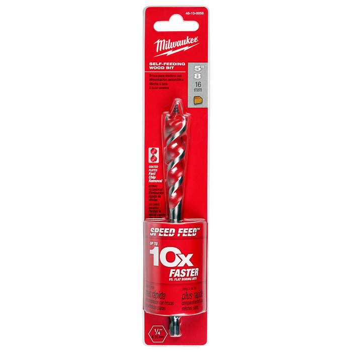 Milwaukee 5/8 in. x 6 in. SPEED FEED™ Wood Bit