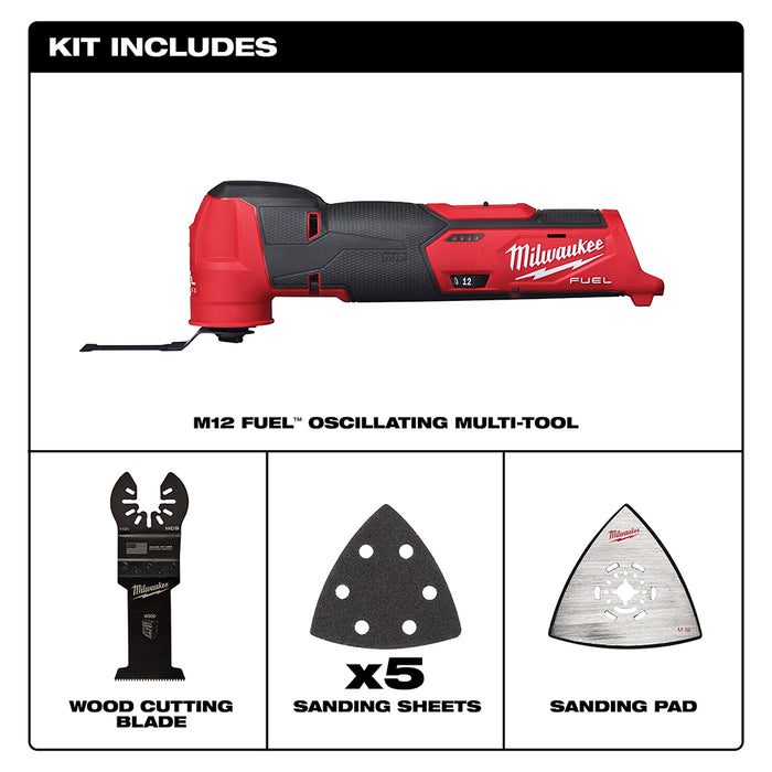 Milwaukee M12 FUEL™ Oscillating Multi-Tool