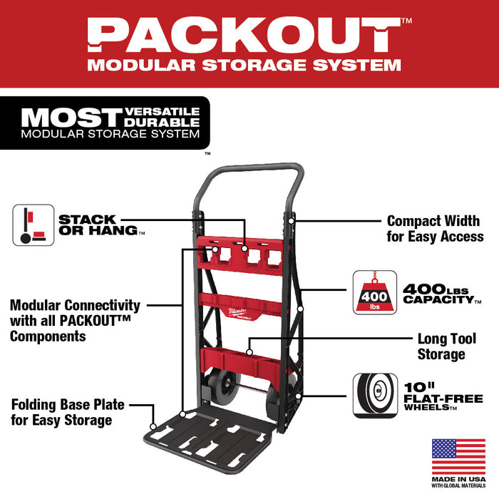 Milwaukee PACKOUT™ 2-Wheel Cart