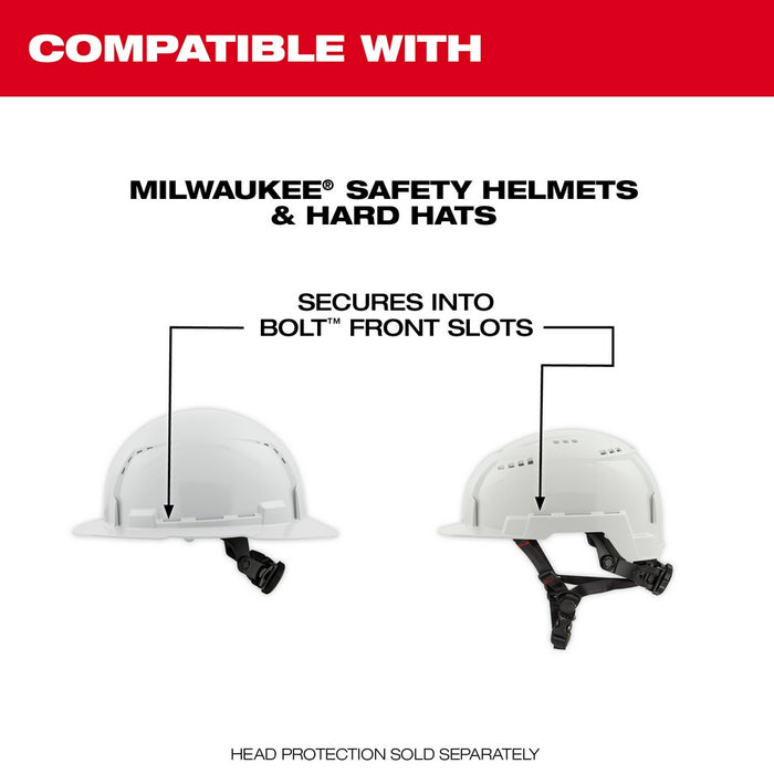 Milwaukee BOLT™ Full Face Shield - Gray Dual Coat Lens (Compatible with Milwaukee® Safety Helmets & Hard Hats)