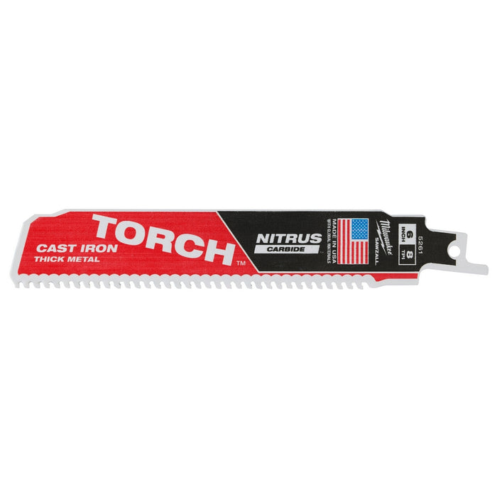 Milwaukee 6" 7TPI The TORCH™ for CAST IRON with NITRUS CARBIDE™ 1PK