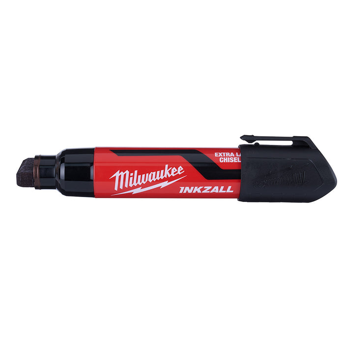 Milwaukee INKZALL™ Extra Large Chisel Tip Black Marker