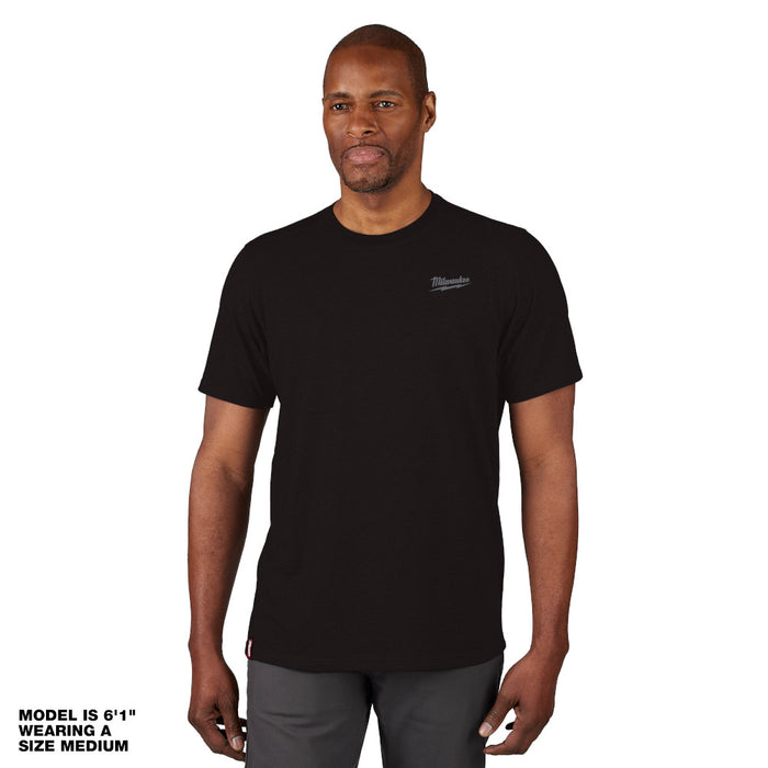 Milwaukee Hybrid Work Tee - Short Sleeve - Black M