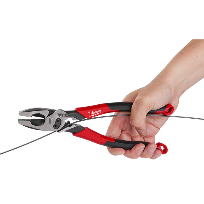 Milwaukee 9" Lineman's Comfort Grip Pliers w/ Crimper and Bolt Cutter (USA)