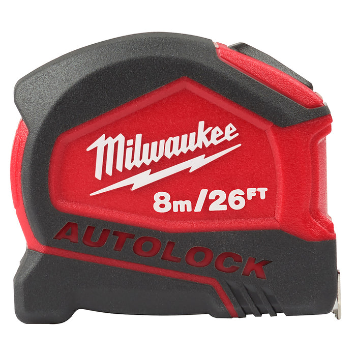 Milwaukee 8m/26' Compact Auto Lock Tape Measure