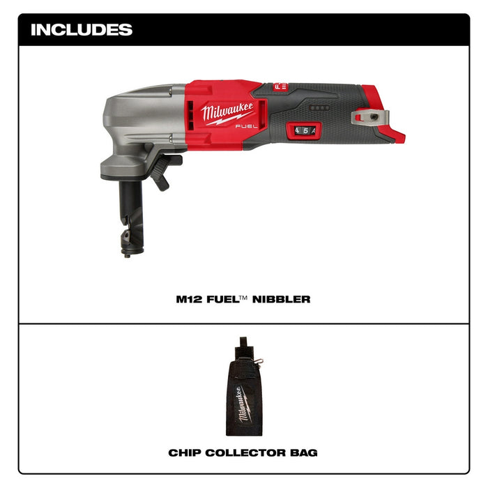 Milwaukee M12 FUEL™ 16 Gauge Variable Speed Nibbler