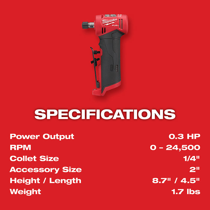 Milwaukee M12 FUEL™ Right Angle Die Grinder