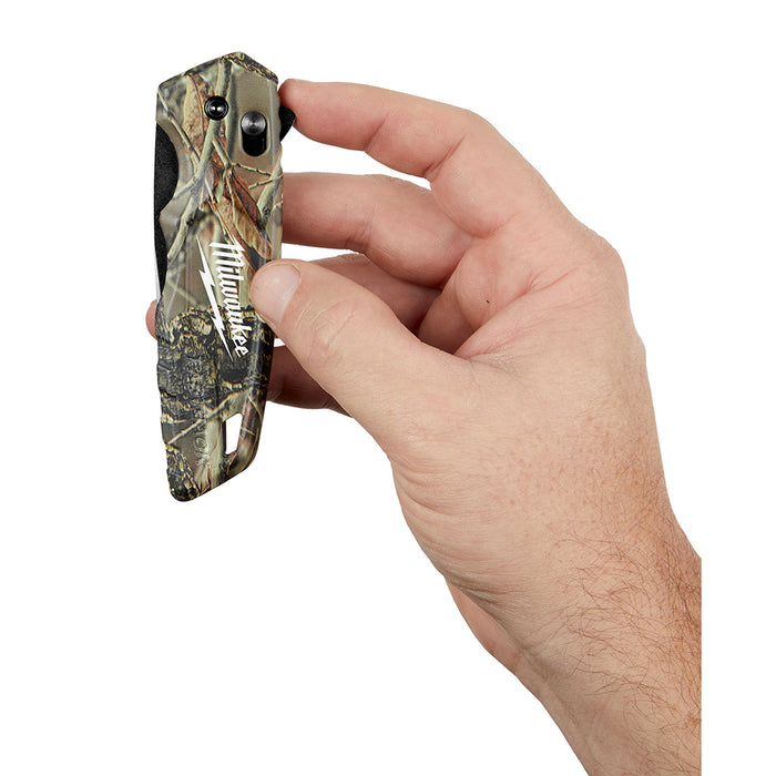 Milwaukee FASTBACK™ Camo Spring Assisted Folding Knife