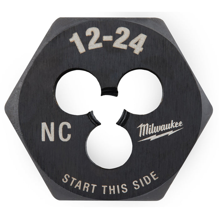 Milwaukee 12-24 NC 1-Inch Hex Threading Die