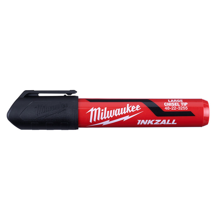 Milwaukee INKZALL™ Large Chisel Tip Black Marker