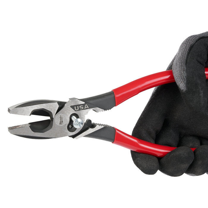 Milwaukee 9" Lineman's Dipped Grip Pliers w/ Crimper & Bolt Cutter (USA)