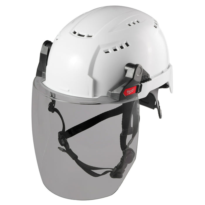 Milwaukee BOLT™ Full Face Shield - Gray Dual Coat Lens (Compatible with Milwaukee® Safety Helmet [No Brim])