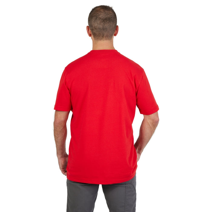 Milwaukee Heavy Duty T-Shirt - Short Sleeve Logo Red XL