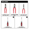 Capital Tools USA 5PC Dipped Grip Cutting Pliers & Cushion Grip Screwdrivers Set (USA)