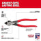 Capital Tools USA 8" Angled Head Diagonal Dipped Grip Cutting Pliers (USA)