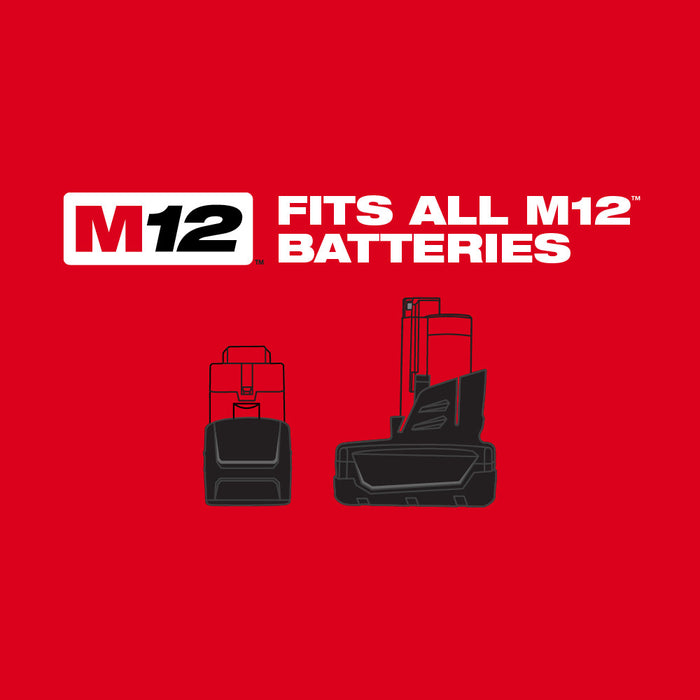 Milwaukee M12 FUEL™ 1/2 in. Ratchet 2 Battery Kit