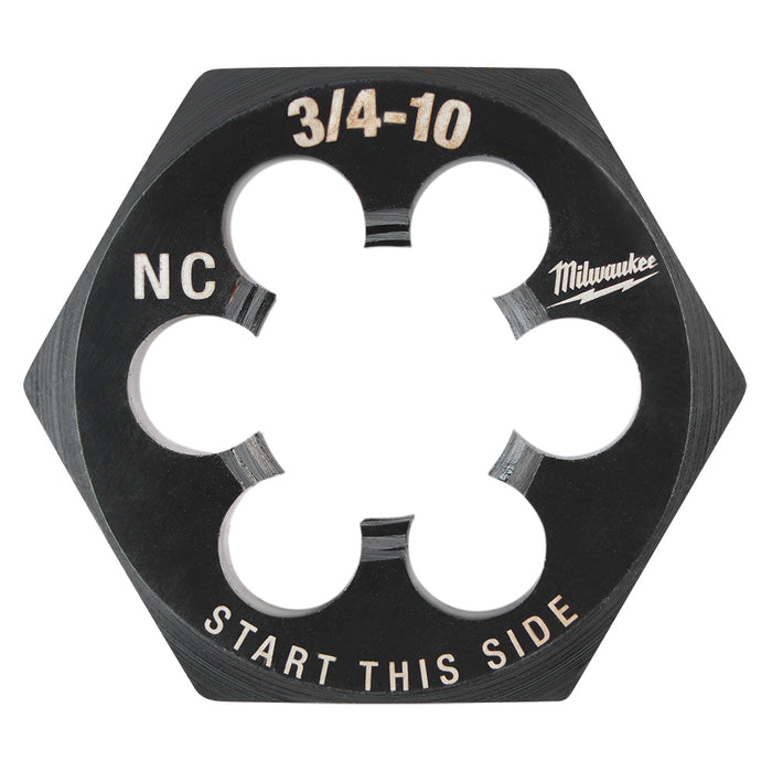 Milwaukee 3/4"-10 NC 1-7/16" Hex Threading Die