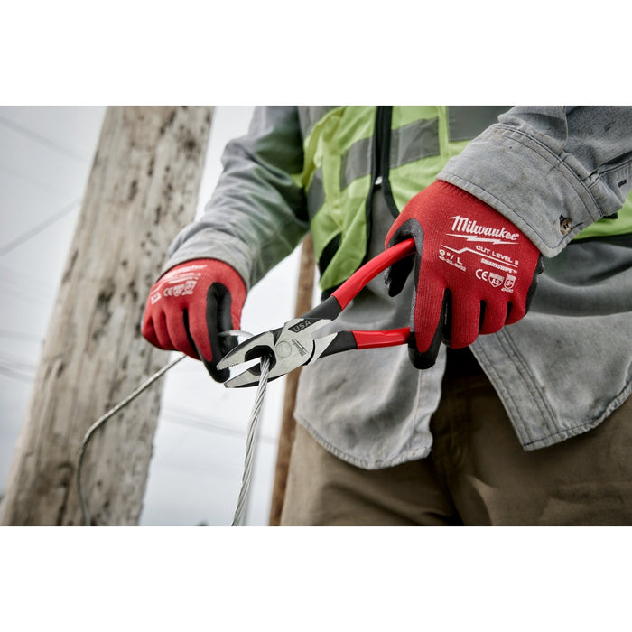 Milwaukee 9" Lineman's Dipped Grip Pliers (USA)