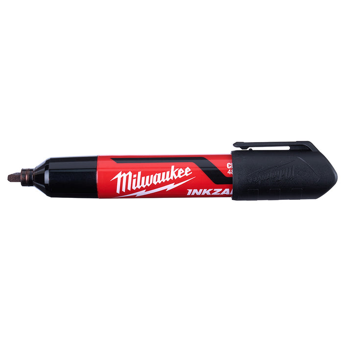 Milwaukee INKZALL™ 3PC Large Chisel Tip Black Marker