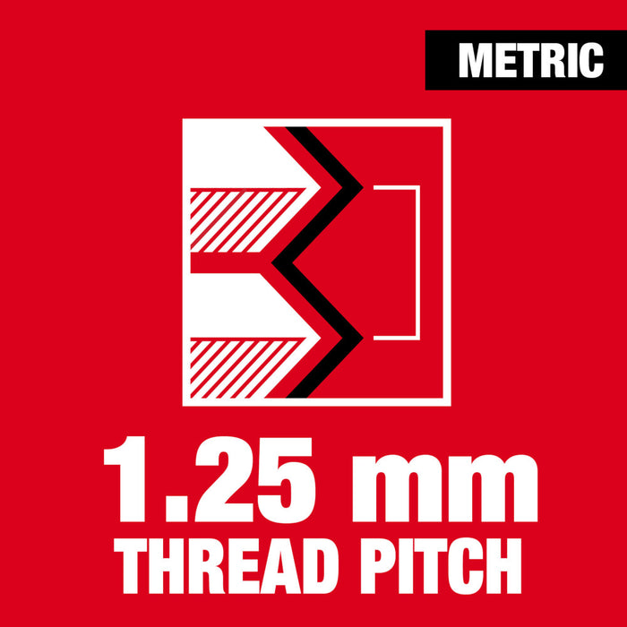 Milwaukee M10-1.25 mm 1-Inch Hex Threading Die