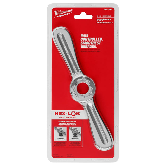 Milwaukee Hex-LOK™ 2-in-1 Tap and Die Threading Handle