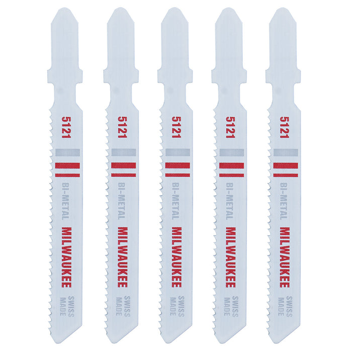 Milwaukee 3 in. 18 TPI Bi-Metal Jig Saw Blade 5PK