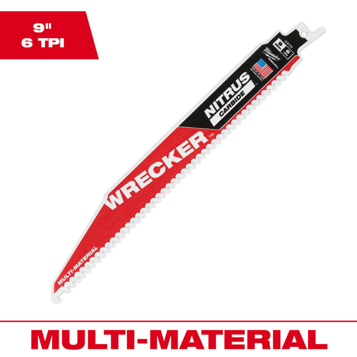 Milwaukee 9" The WRECKER™ with NITRUS CARBIDE™ 1PK