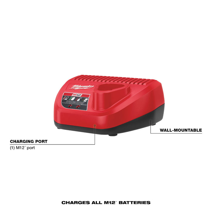 Milwaukee M12™ Lithium-Ion Battery Charger