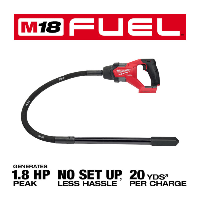 M18 FUEL™ 4' Concrete Pencil Vibrator