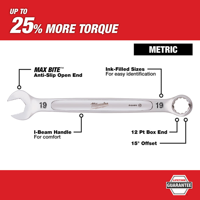 Milwaukee 7-Piece Combination Wrench Set - Metric