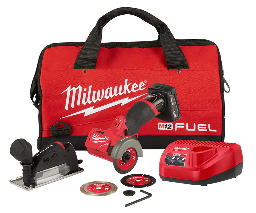 Milwaukee M12 FUEL™ 3 in. Compact Cut Off Tool Kit