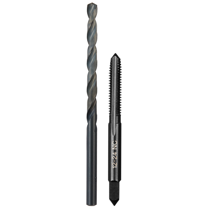 Milwaukee 12-24 NC Straight Flute Plug Tap & #16 Drill Bit