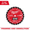 Milwaukee Tool Power Tools Accessories 7-1/4” 24T NITRUS™ Carbide Framing & Demolition Circular Saw Blade